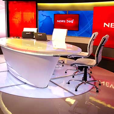 Exhibition Booth Design, TV Set, Interior Design Services Company India